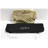 Image 1 : NEW DELLA LEATHER ELISE ENCORE CLUTCH, GOLD COLOR