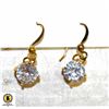 Image 1 : DROP EARRINGS GOLD PLATED 925