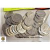 Image 1 : BAG OF OLD GEORGE VI CANADA NICKLES CIRCULATED