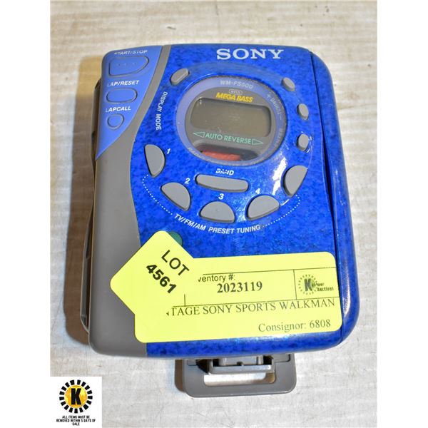 VINTAGE SONY SPORTS WALKMAN