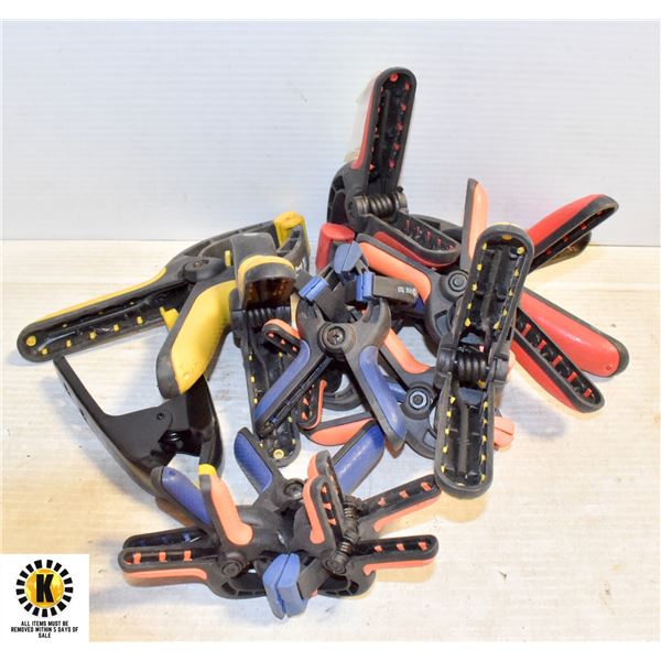 14 VARIOUS CLAMPS