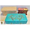 Image 1 : LOT OF 3 JEWELRY BOXES WITH CONTENTS