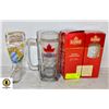 Image 1 : SLEEMAN GLASSES (2) BOXED SET GERMAN BEER BOOT