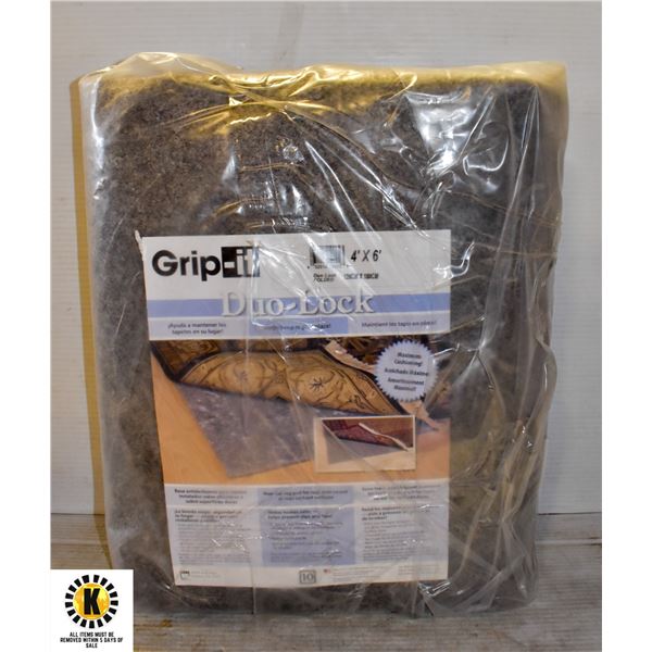 NEW REPACKED GRIP-IT DUO-LOCK RUG CUSHIONING -