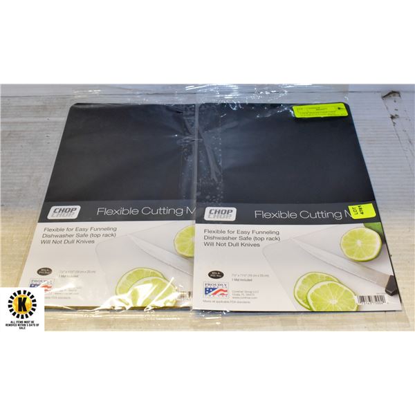 2 NEW SEALED CHOP CHOP FLEXIBLE CUTTING MATS