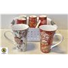 Image 1 : 6PC DECORATIVE MUG SET