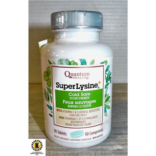 QUANTUM HEALTH SUPER LYSINE COLD SORE