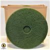 Image 1 : 18" DIAMETER PAD FLOOR SCRUBBING ROUND GREEN