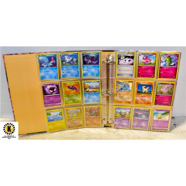 BINDER OF POKEMON CARDS