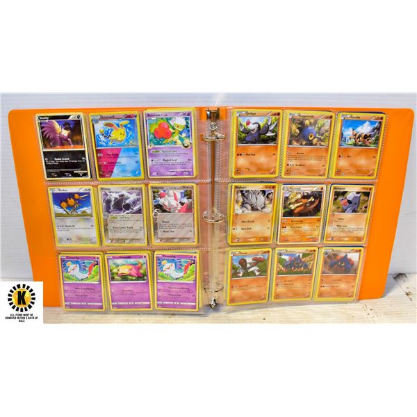 BINDER OF POKEMON CARDS