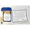 Image 1 : SOLID 14K GOLD MINIATURE COIN IN CASE