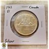 Image 1 : 1962 SILVER CANADA $1 COIN