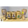 Image 1 : STEAM WHISTLE BOOT MUGS (2) PANTS MUG (1) BEER