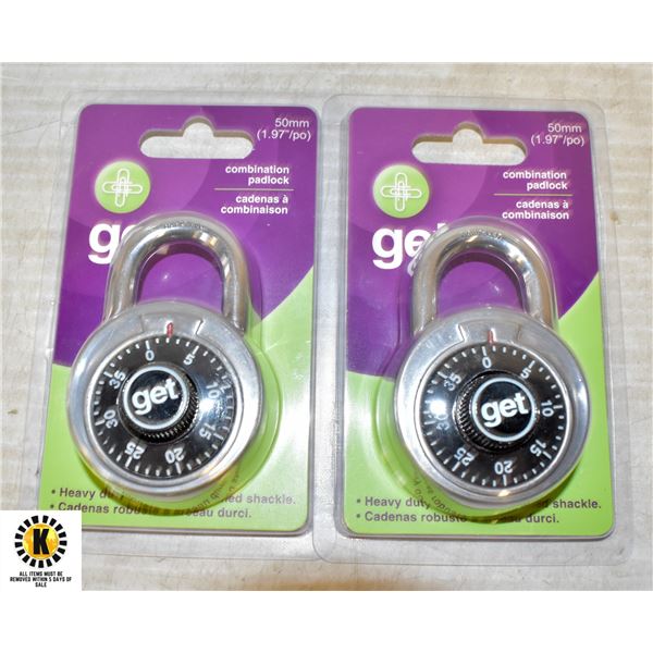 2 NEW SEALED HEAVY DUTY LOCKS