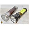 2 VINTAGE FLASHLIGHTS