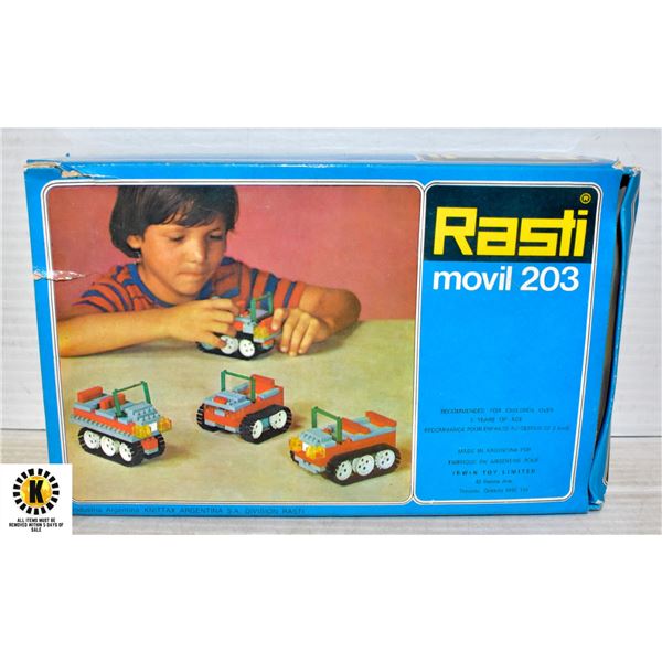 VINTAGE RASTI BUILDING BRICK SET