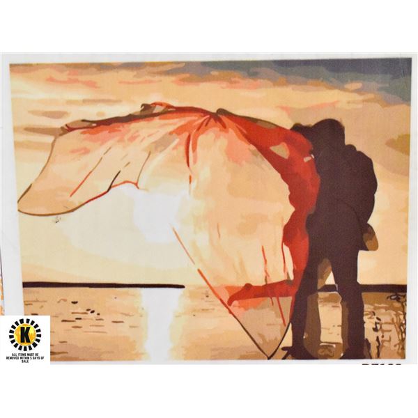 DIY PAINT BY NUMBER SET - ROMANCE AT SUNSET ON