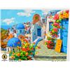 Image 1 : DIY PAINT BY NUMBER SET - MEDITERRANEAN TOWN