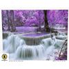 Image 1 : DIY PAINT BY NUMBER SET - PURPLE WATERFALL  - ALL