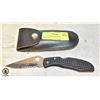 Image 1 : CLIP IT ENDURA KNIFE IN LEATHER SHEATH