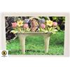 Image 1 : BUTTERFLY FLOWER GARDEN BORDER STAKE