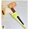 Image 1 : ANTIQUE CORN COB & OLD BONE TOBACCO PIPES