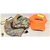 Image 1 : CABELAS XLARGE BUG HAT & ORANGE HI/VIS HAT