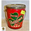 Image 1 : ANTIQUE SHAMROCK LARD PAIL WITH LID