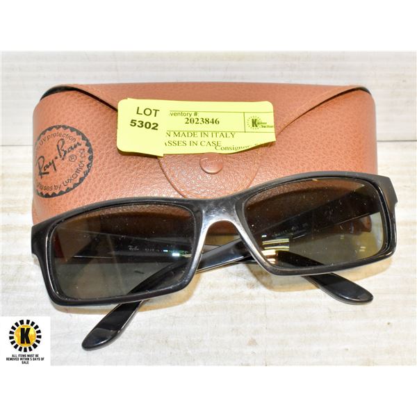 RAY BAN MADE IN ITALY SUNGLASSES IN CASE