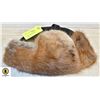 Image 1 : SIZE LARGE MUSKRAT EAR FLAP HAT