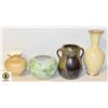 Image 1 : 4 PC VINTAGE POTTERY