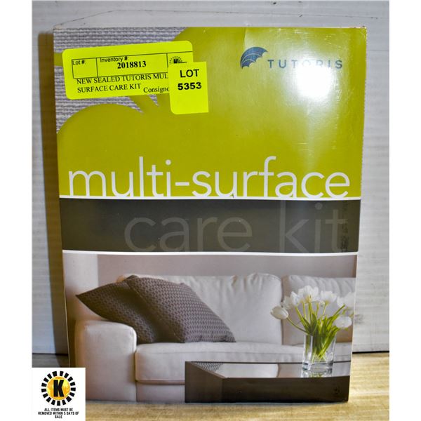 NEW SEALED TUTORIS MULTI SURFACE CARE KIT