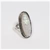 Image 1 : NEW FAUX OPAL OVAL VINTAGE THEME FASHION RING