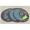 Image 1 : 7 FLEXOVIT HEAVY DUTY GRINDING WHEELS 9"X1/4"X7/8"