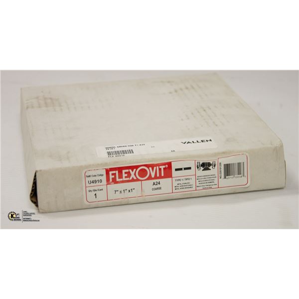 FLXOVIT GRINDING WHEEL, 7"X1"X1"