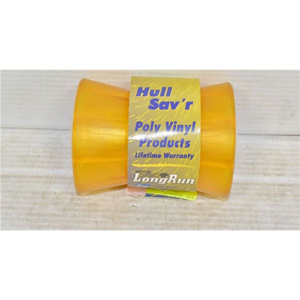 HULLSAVER POLY VINYL KEEL ROLLER 5" YELLOW