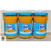 Image 1 : LOT OF 3 KRAFT CHEEZ WHIZ LIGHT,450G,BB SEPT 7/22