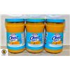 Image 1 : LOT OF 3 KRAFT CHEEZ WHIZ LIGHT,450G,BB SEPT 7/22