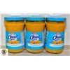 Image 1 : LOT OF 3 KRAFT CHEEZ WHIZ LIGHT,450G,BB SEPT 7,22