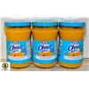 Image 1 : LOT OF 3 KRAFT CHEEZ WHIZ LIGHT,450G,BB SEPT 7/22