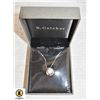 Image 1 : NEW FRESHWATER PEARL HEART PENDANT &