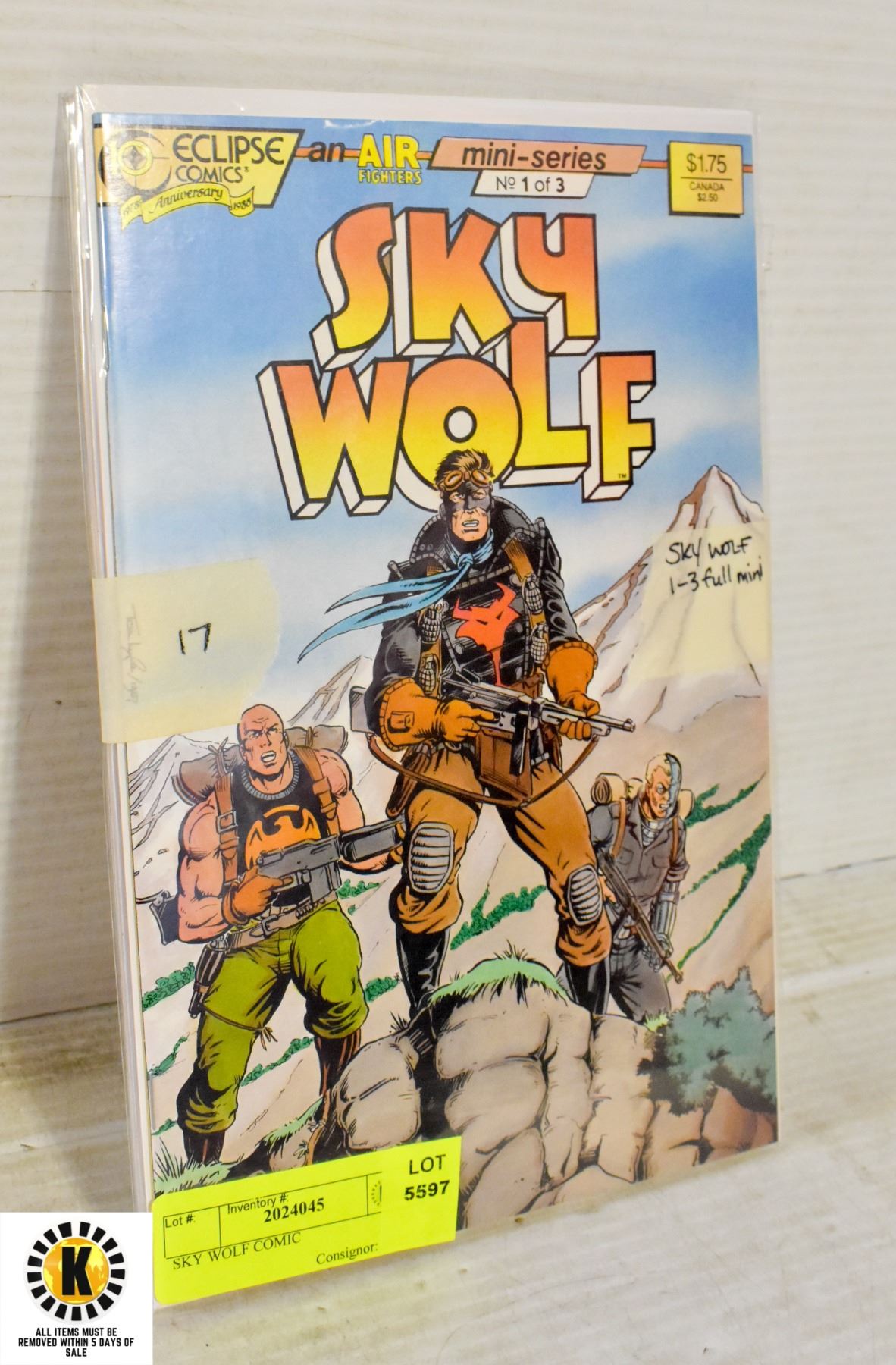 SKY WOLF COMIC
