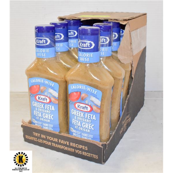 KRAFT GREEK FETA & OREGANO SALAD DRESSING