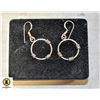 Image 1 : STERLING SILVER HOOP EARRINGS