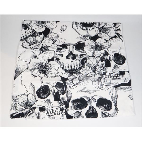 NEW SKULL THEME PILLOW CASE (45CMX45CM)