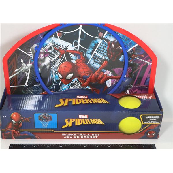 NEW SPIDER-MAN KIDS BASKETBALL SET