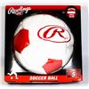Image 1 : NEW RAWLINGS SOCCER BALL (INCLUDES BONUS PUMP)