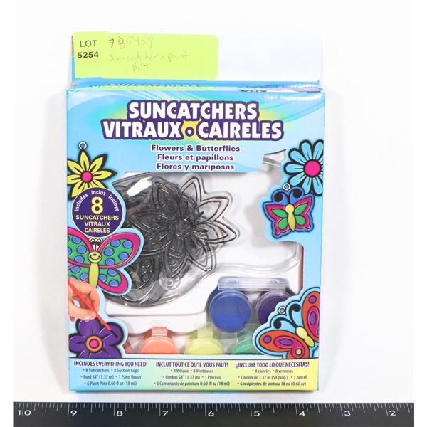 NEW GARDEN THEME SUNCATCHERS PAINT KIT