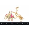 Image 1 : NEW RHINESTONE ELEPHANT PENDANT AND CHAIN