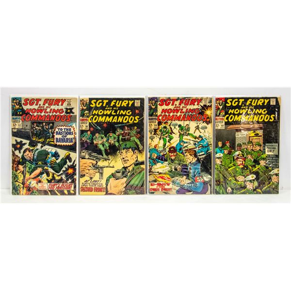 SGT. FURY AND HIS HOWLING COMMANDOS #53,58,59,60